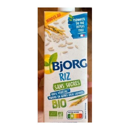 Bjorg Bois.Riz Sans Sucre 1L