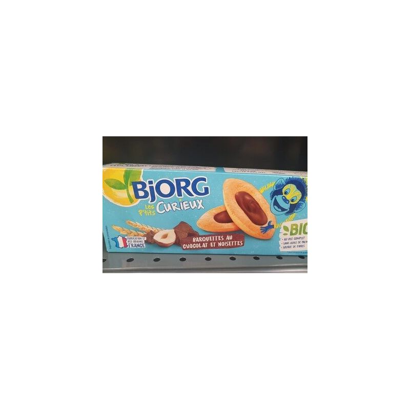 Bjorg Barq.Choc.Noisettes 120G