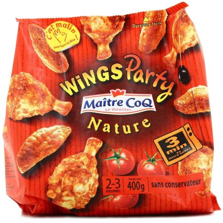 Maitre Coq 400G Wings Party Nature