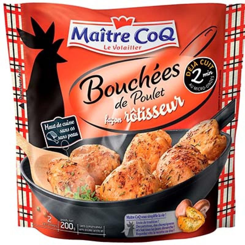 Maitre Coq 200G Bouchee Poulet A Poeler