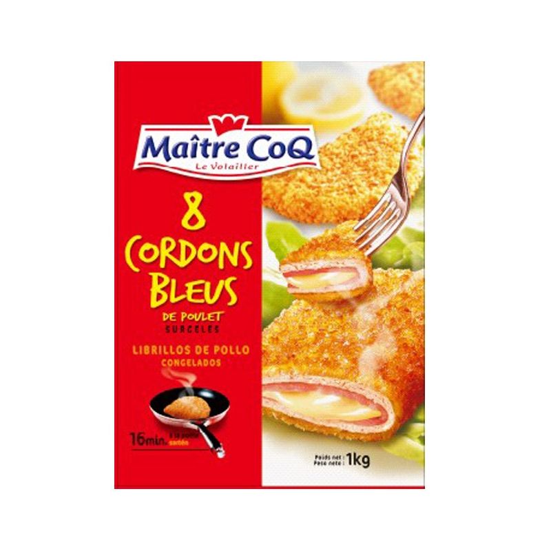 Maitre Coq Mcoq Cordon Bleu Poulet 1Kg