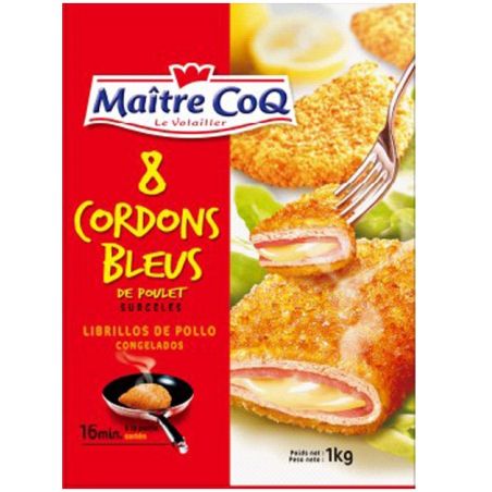 Maitre Coq Mcoq Cordon Bleu Poulet 1Kg