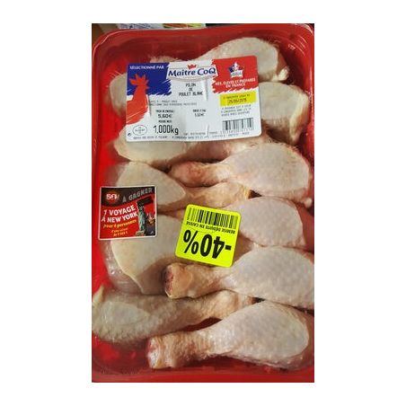 Maitre Coq 1Kg Bq Pilon Plt Blc S/At M.C