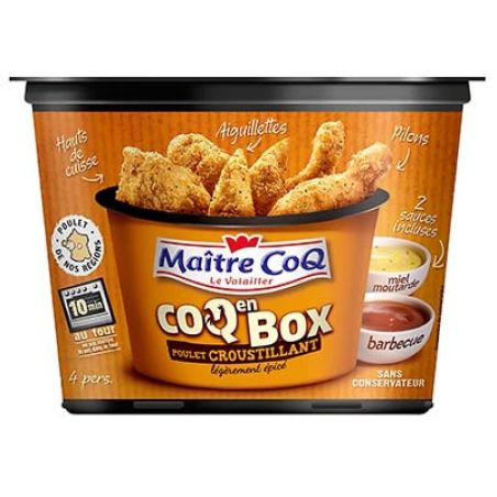 Maitre Coq 585G En Box Poulet Croustillant