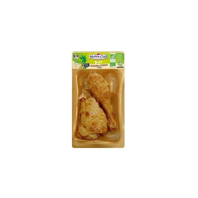 Maitre Coq Mcoq Cuisse Plt Roti Bio 270G