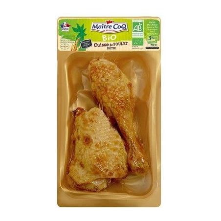 Maitre Coq Mcoq Cuisse Plt Roti Bio 270G