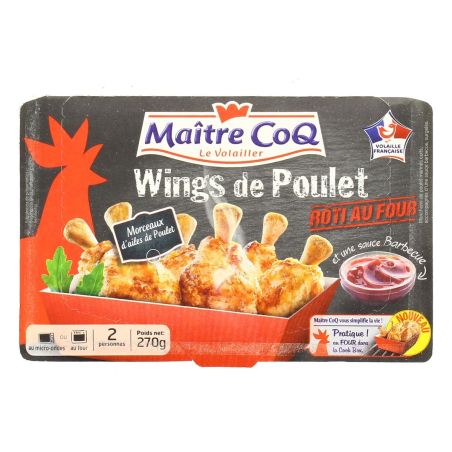 Maitre Coq Mcoq Wings Poulet Roti 270G