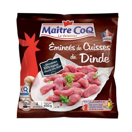 Maitre Coq Mcoq Emince Dinde Sach 450G