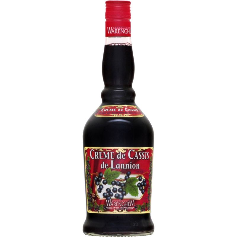 Warenghem Liqueur Crème De Cassis Lannion 16% : La Bouteille 70 Cl