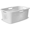 Sundis Pixel Panier À Linge, Plastique, Blanc, 58 X 38 23,5 Cm