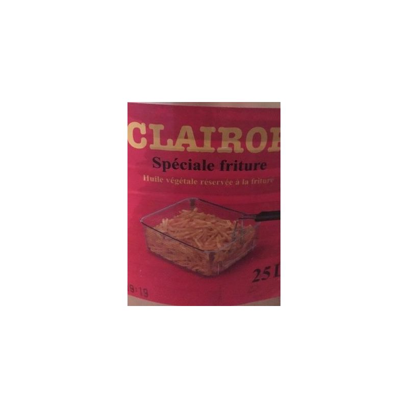 1Er Prix 25L Huile Friture Clairor