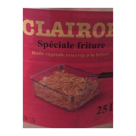 1Er Prix 25L Huile Friture Clairor