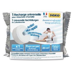 Seko Recharge Unitaire Pour Absorbeur D'Humidité Galet Percé, Blanc 500G
