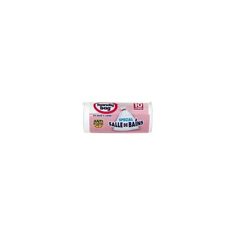 Handy Bag Sac Poubelle Salle De Bain Avec Lien 10 L