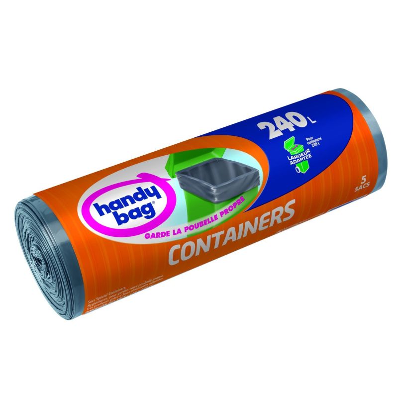 Handybag Handy Bag Sacs Poubelle Containers 240 L : Les 5