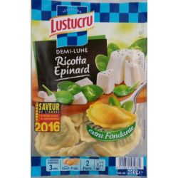 Lustucru Demi Lune Ricotta Epinard 250G Selection