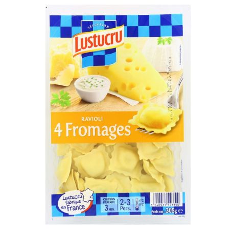 Lustucru 305G Ravioli 4 Fromages