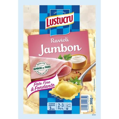 Lustucru Ravioli Jambon 300G