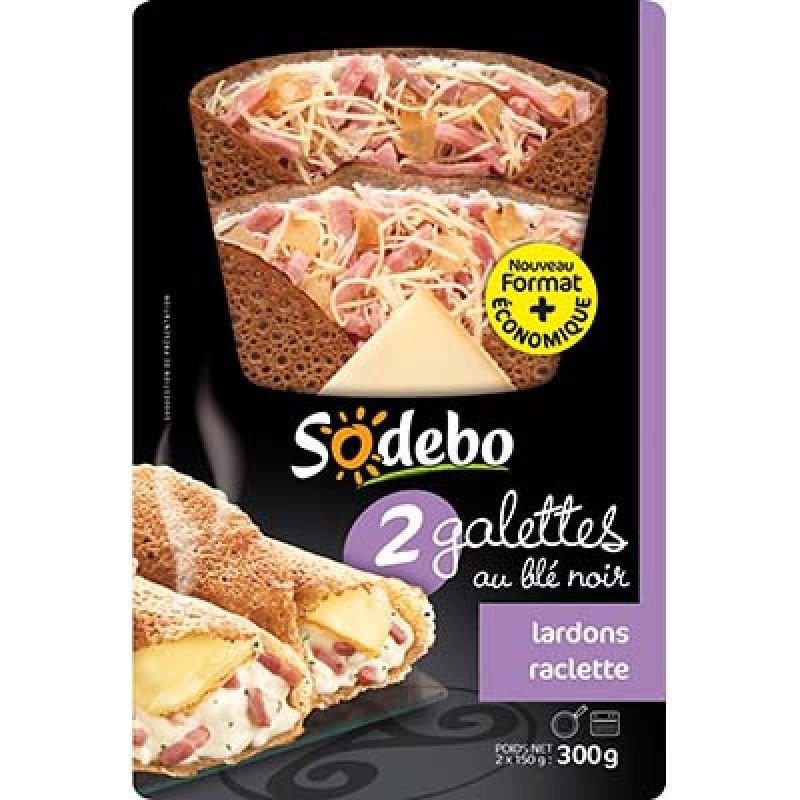 Sodeb'O Galette Lard.Raclet.2X150