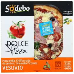 Sodeb'O 400G Dolce Pizza Vesuvio Sodebo