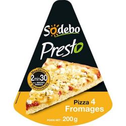 Sodeb'O 200G Pizza Presto 4 Fromages Sodebo