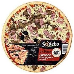 Sodeb'O Sod La Pizz Jambon Champ 470G