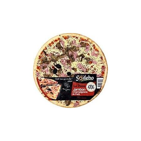 Sodeb'O Sod La Pizz Jambon Champ 470G