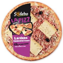 Sodeb'O 470G La Pizza Lardons Comte