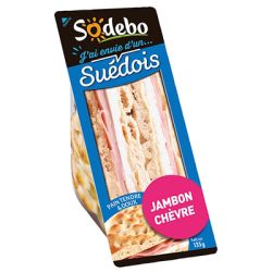 Sodeb'O Sodebo Le Suedois Jambon Chevre 135G