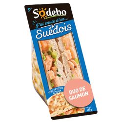 Sodeb'O Sodebo Sandwich Polaire Saumon Fume 135G