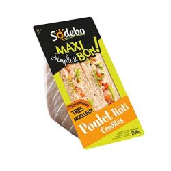 Sodeb'O Sodebo Sandwich Max Poulet Crudites 200G
