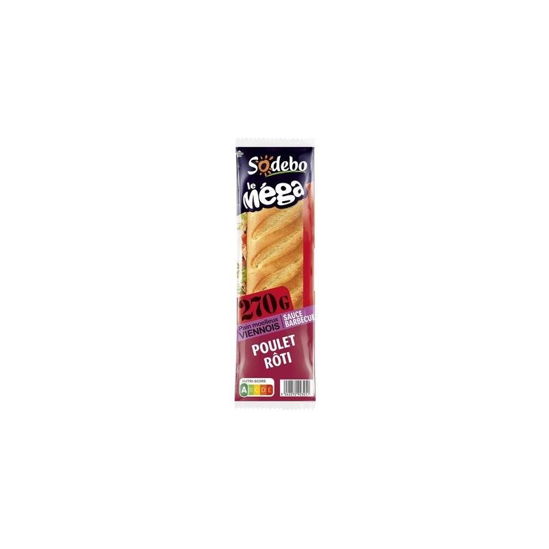 Sodeb'O Sod Sdw Mega Poulet Bbcue 270G