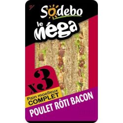 Sodeb'O Sod Sdw Mega Cp Plet Bacon230G