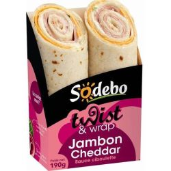 Sodeb'O Wrap Jambon Chedd.2X95.So