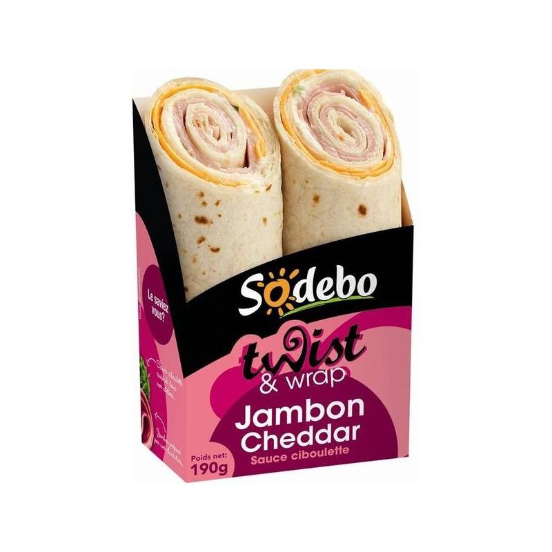 Sodeb'O Wrap Jambon Chedd.2X95.So
