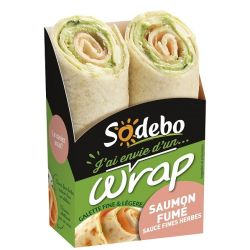 Sodeb'O 190G Wrap Saumon Sodebo