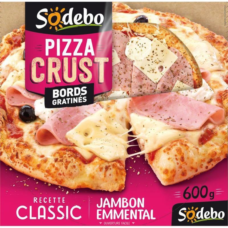 Sodeb'O 600G Pizza Crusaint Emment Jambon
