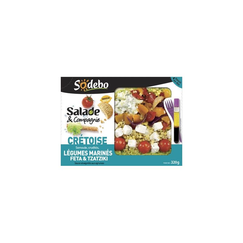 Sodeb'O 320G Sodebo Salade Cretoise