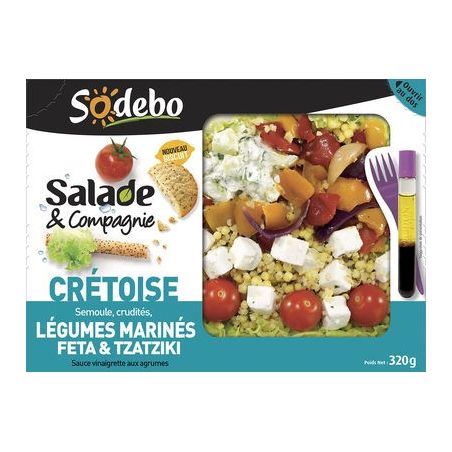 Sodeb'O 320G Sodebo Salade Cretoise