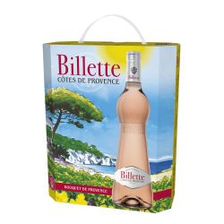 Billette Vin Rosé Provence/Corse Côtes De Provence Syrah - Grenache Cinsault : La Fontaine 3L