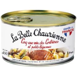La Belle Chaurienne Coq Au Vin Des Corbières Et Ses Petits Légumes 400G