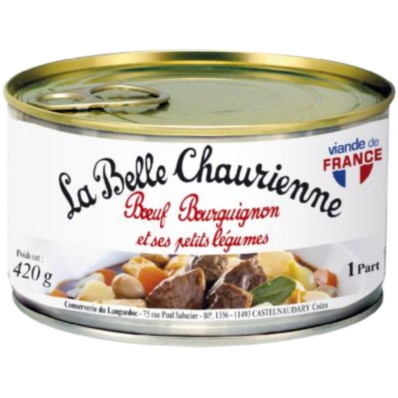La Belle Chaurienne Bœuf Bourguignon Et Ses Petits Légumes 420 G
