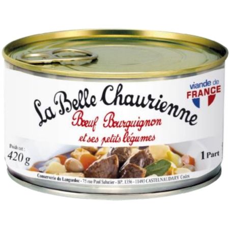 La Belle Chaurienne Bœuf Bourguignon Et Ses Petits Légumes 420 G