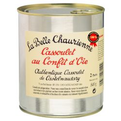 La Belle Chaurienne Plat Cuisiné Cassoulet Au Confit D'Oie : Boite De 840 G
