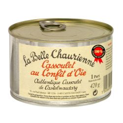 La Belle Chaurienne Plat Cuisiné Cassoulet Au Confit D'Oie : Boite De 420G