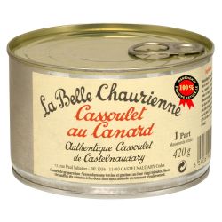 La Belle Chaurienne Plat Cuisiné Cassoulet Au Canard : Boite De 420 G