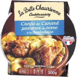 La Belle Chaurienne Plat Cuisiné Confit De Canard À Sarladaise : Barquette 300G