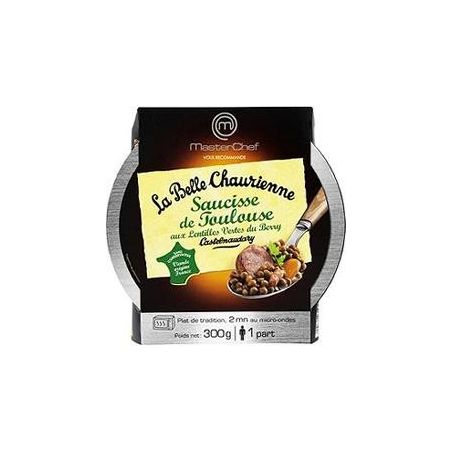 La Belle Chaurienne 300G Saucisse De Toulouse/Lentilles