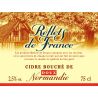 Reflets De France 75Cl Bouteille Cidre Doux Normandie Igp 2,5° Rdf