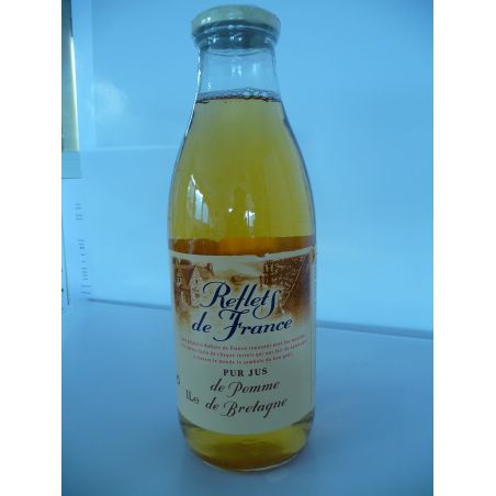 Reflets De France 1L Bouteille Pur Jus Pomme Bretagne Rdf